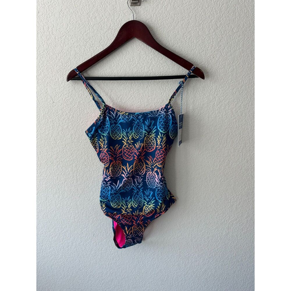 Chubbies Pineapple Print One Piece Swim Suit